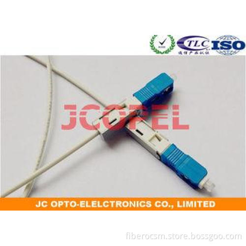 Assembly ABS SC Optical Fibre Cable Connectors Reliable Emb
